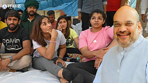 Wrestlers Protest