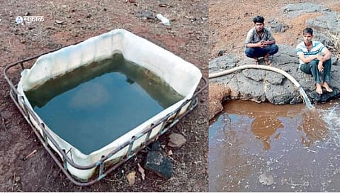 Success in stopping migration of animals and birds in Bhivaghar Water facility in forest 