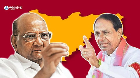 KCR and Sharad Pawar 