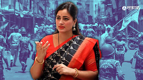 Navneet Rana: खासदार नवनीत राणांना प्रकरणच माहिती नाही! तरीही कोल्हापूर दंगल घटनेवर म्हणाल्या...