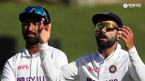  wi vs ind virat kohli same average as Cheteshwar pujara  