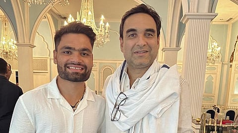 rinku singh  photo with pankaj tripathi says kaleen bhaiya knows me  