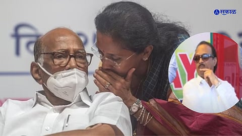 Sharad Pawar announces Supriya Sule Praful Patel new  NCP working presidents Ajit Pawar reaction  
