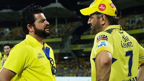 Suresh Raina MS Dhoni CSK IPL 