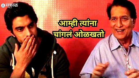 gashmeer mahajani first reaction after father ravindra mahajani death