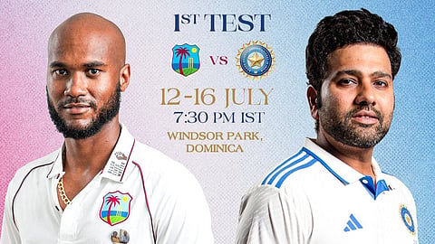 West Indies Vs India 1st Test Day 2 