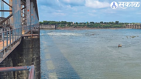 Water was released from the Prakash Barrage medium project.
