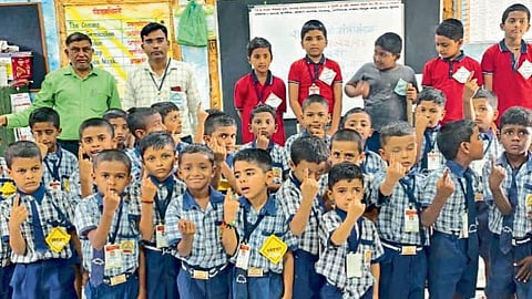 nevasa school initiative election school com samarth shinde education