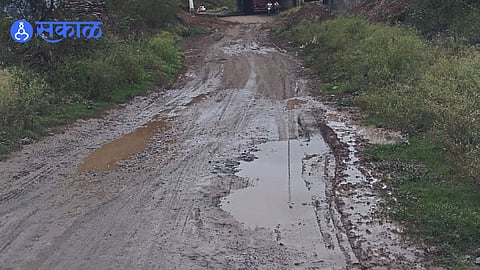 local roads used during construction of Samruddhi Highway were destroyed 