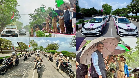 Mumbai : मुंबई पोलिसांच्या निर्भया पथकात नवीन 40 चारचाकी,184 दुचाकी समाविष्ट... गृहमंत्र्याकडून लोकार्पण