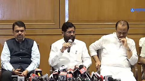 Eknath Shinde, Devendra Fadnavis and Ajit pawar
