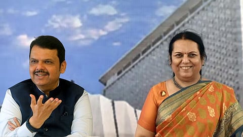 Neelam Gohra and Devednra Fadnavis 