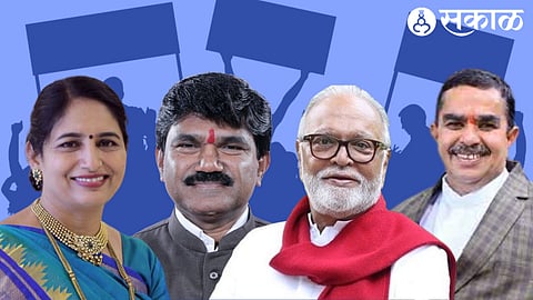 Bhujbal, Godse, Seema Hire, Dinkar Patil