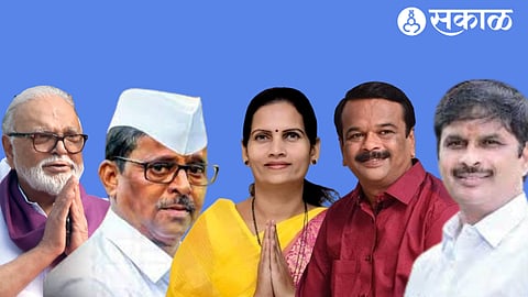 Bharti Pawar, Chhagan Bhujbal, Narahari Jirwal, Nitin Pawar, Ramdas Charoskar