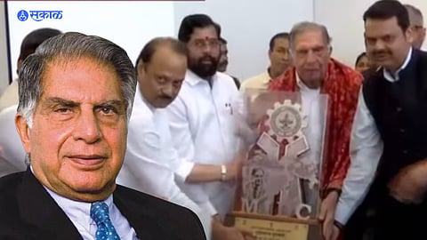 Ratan Tata: रतन टाटांना पहिला उद्योगरत्न पुरस्कार प्रदान, मुख्यमंत्री व उपमुख्यमंत्र्यांनी निवासस्थानी जाऊन केला गौरव  