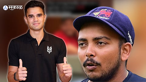 Prithvi Shaw Arjun Tendulkar 
