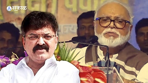 NCP Jitendra Awhad on party workers stopping chhagan bhujbal speech criticizing sharad pawar in beed sabha  politics news  