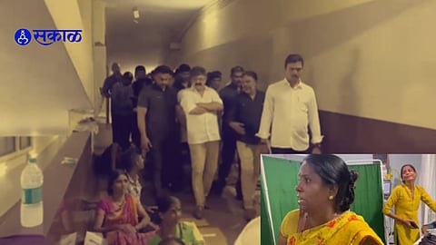 NCP Jitendra Awhad video on Chhatrapati Shivaji Maharaj Hospital in Thane 5 patients died  