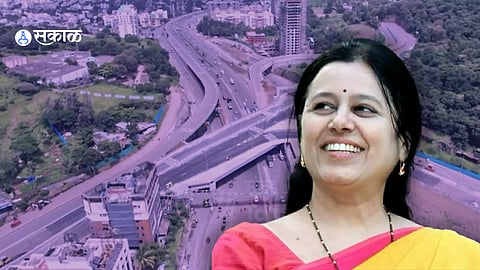 bjp leader medha kulkarni attend chandni chowk flyover inauguration Programme  