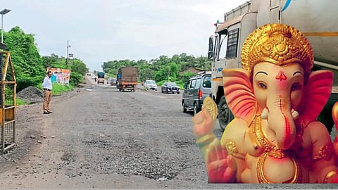 Ganesh Utsav mumbai goa highway 