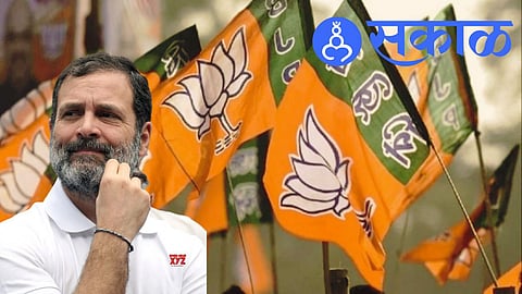 मुंबईमध्ये दाखल होताचं 'राहुल गांधी वापस जाओ'च्या घोषणा, भाजपचे  कार्यकर्ते 'या' कारणामुळे आक्रमक