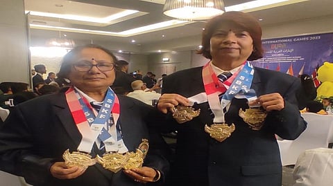 Nagpur Two women from Nagpur were Dubai Won six gold medals in international swimming competitions 