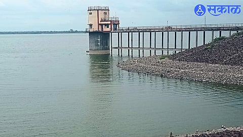 Current status of water storage in anjani dam 
