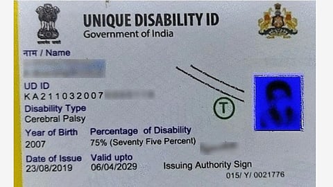 universal id card for disabled