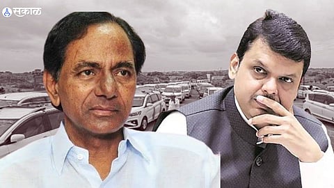 KCR in Maharashtra