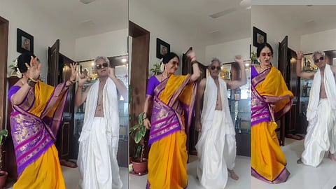 Aishwarya Avinash Narkar Marathi celebrity dance video