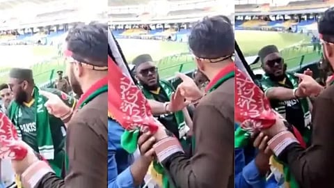 Pak vs Afg: सामन्यादरम्यान अफगाणिस्तान अन् पाकिस्तानच्या चाहत्यांचे भांडण! स्टेडियममध्ये गदारोळ Video Viral
