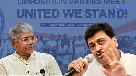 Ashok Chavan and Prakash Ambedkar 