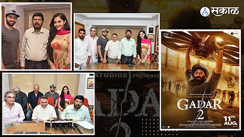 Union Minister Ramdas Athawale On Gadar 2 meet director Anil Sharma, Utkarsh Sharma, Simrat Kaur and other team members  tweet viral vnp98

