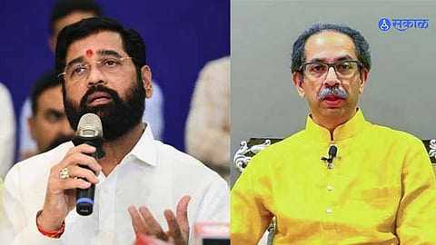 Eknath Shinde and Uddhav Thackeray 