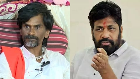 Maratha Andolan Bachchu Kadu and Manoj Jarange 