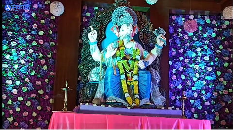 Ganesh Utsav 2022: डोंबिवलीत  विविध धर्मियांनी एकत्र येत केला गणेशोत्सव साजरा..

