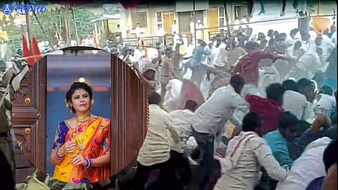 Jalna Maratha Reservation Andolan Police Lathi Charge  Ashwini Mahangade marathi actress Reaction 
