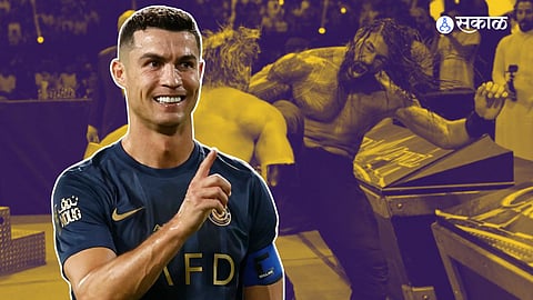 Cristiano Ronaldo In WWE : ख्रिस्तियानो रोनाल्डो फुटबॉलच्या मैदानातून थेट WWE च्या आखाड्यात; सौदीत होणार मोठा इव्हेंट 