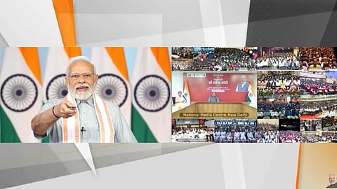 PM Modi distributes about  51000 appointment letters to newly inducted recruits in govt departments under Rozgar Mela  