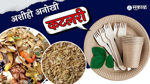 बायो वेस्ट पासून कटलरी