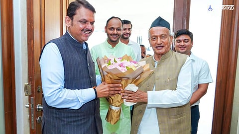भगतसिंग कोश्यारी आले महाराष्ट्रात; देवेंद्र फडणवीसांच्या निवासस्थानी दाखल