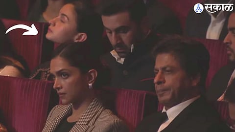  Alia Bhatt ‘slept off’ inauguration of IOC session by pm modi Deepika Padukone, Shah Rukh Khan sit together 
