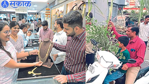 75 crore turnover on dasara in dhule news