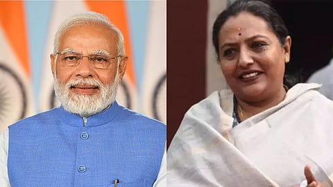 Rahul Gandhi and Yashomati Thakur 