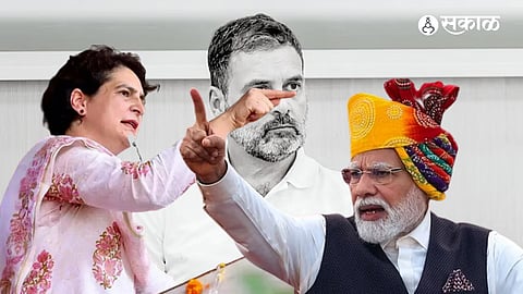 priyanka gandhi narendra modi