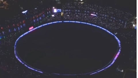 World Cup 2023:वंदे मातरम..! २०११ च्या विश्वचषकात घडलेली घटना पुन्हा घडली, स्टेडियममध्ये अंधार झाला अन्...
