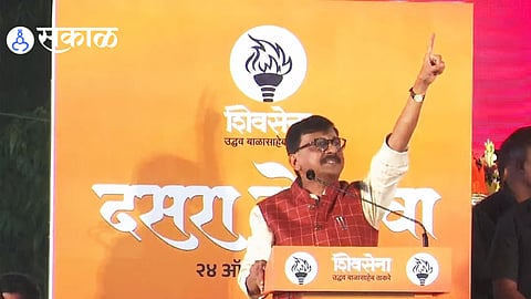 Sanjay Raut Criticize PM Modi Amit Shah over CM Shinde Ajit Pawar corruption allegations dasara melava 2023  