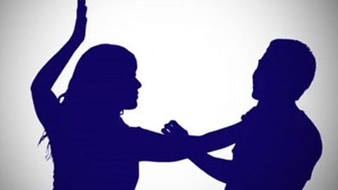 Wife Beating to Husband