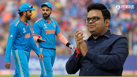 Jay Shah Virat Kohli Rohit Sharma 