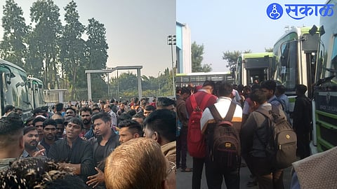 Nashik Citylink employees on protest news